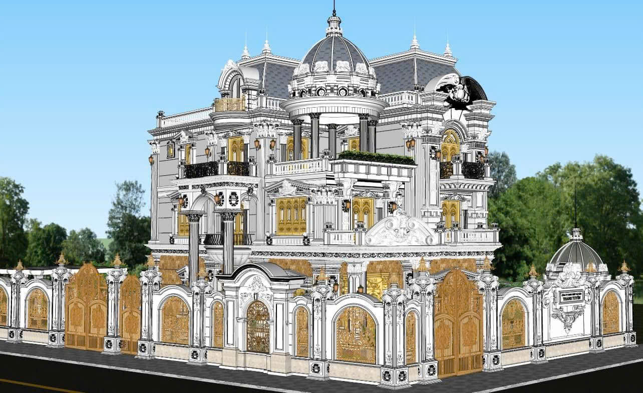 Thi công biệt thự cần giuộc minh khoa