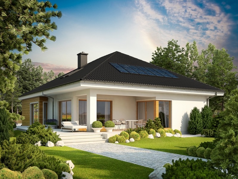 Biệt thự vườn thiết kế đơn giản