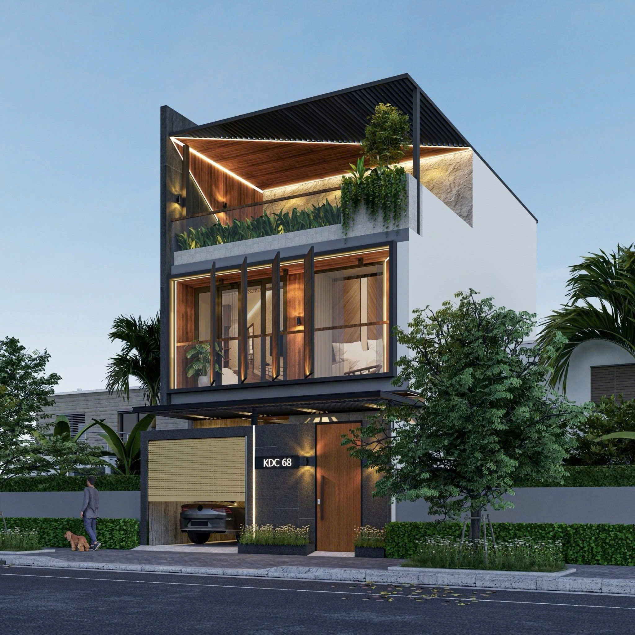 Quá trình thiết kế biệt thự 3 tầng đẹp hiện đại tại TP.HCM