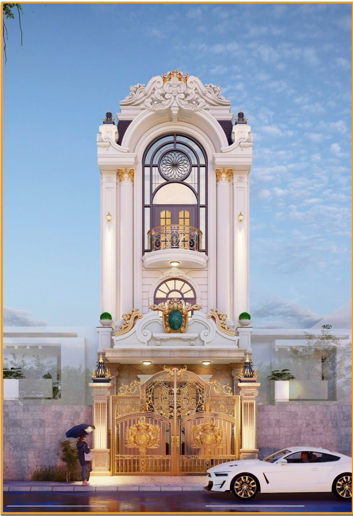 Thiết kế biệt thự 3 tầng đẹp hiện đại tại TP.HCM mang lại những không gian tận hưởng