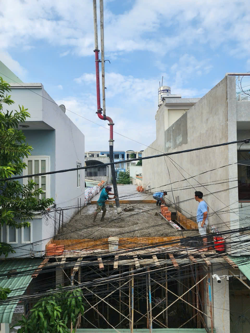 trọn gói xây nhà phần thô tại Long An