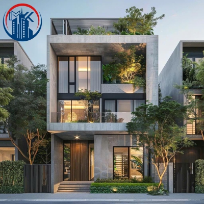 Thi Công Nhà Phố Bền Vững Tại Cần Giuộc - Công Ty TNHH MTV Minh Khoa