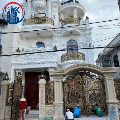 Thi công biệt thự cao cấp tại Quận 5 - Minh Khoa Cần Giuộc, giá từ 5 tỷ