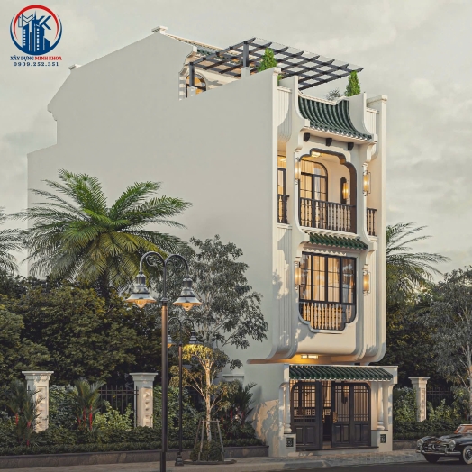 Hàng Buồm Villa - Kiệt Tác Kiến Trúc Indochine Tại Thái Nguyên, Thiết Kế Bởi Xây Dựng Minh Khoa Cần Giuộc