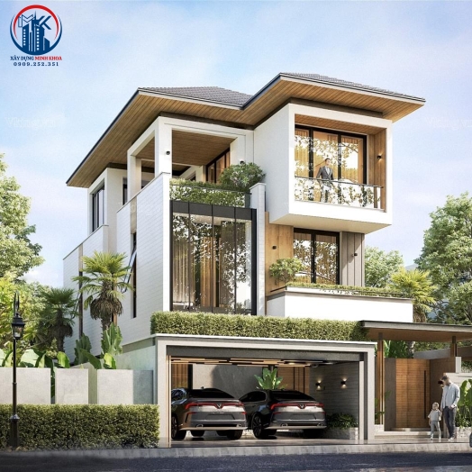 Thi Công Nhà Phố Bền Vững Tại Cần Giuộc - Công Ty TNHH MTV Minh Khoa