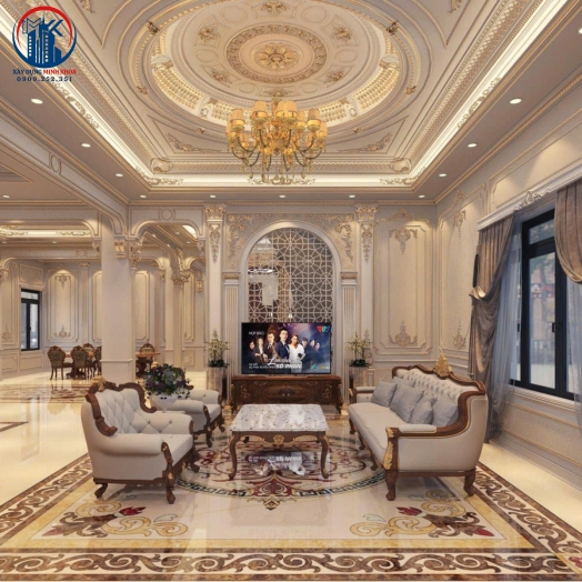 Thi công biệt thự cao cấp tại Quận 5 - Minh Khoa Cần Giuộc, giá từ 5 tỷ