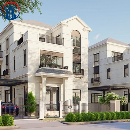 Thiết kế biệt thự 3 tầng đẹp hiện đại tại TP.HCM và Cần Giuộc