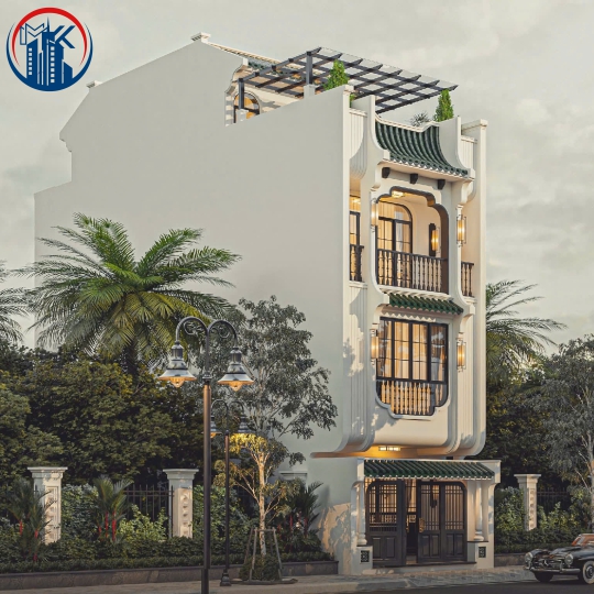 Hàng Buồm Villa - Kiệt Tác Kiến Trúc Indochine Tại Thái Nguyên, Thiết Kế Bởi Xây Dựng Minh Khoa Cần Giuộc
