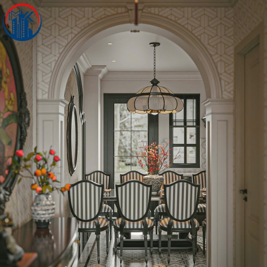 Hàng Buồm Villa - Kiệt Tác Kiến Trúc Indochine Tại Thái Nguyên, Thiết Kế Bởi Xây Dựng Minh Khoa Cần Giuộc