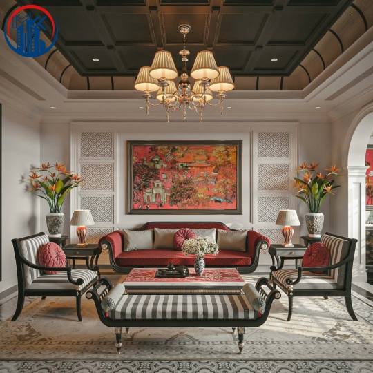 Hàng Buồm Villa - Kiệt Tác Kiến Trúc Indochine Tại Thái Nguyên, Thiết Kế Bởi Xây Dựng Minh Khoa Cần Giuộc