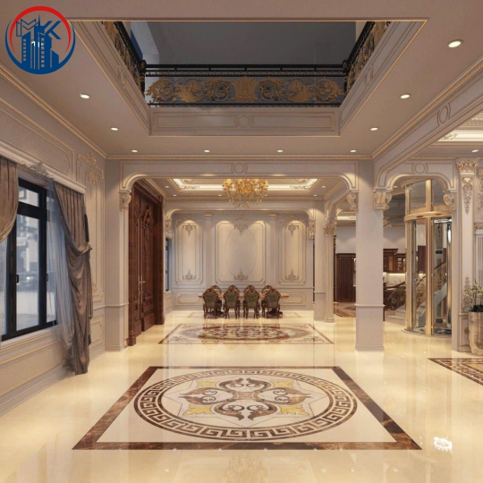 Thi công biệt thự cao cấp tại Quận 5 - Minh Khoa Cần Giuộc, giá từ 5 tỷ